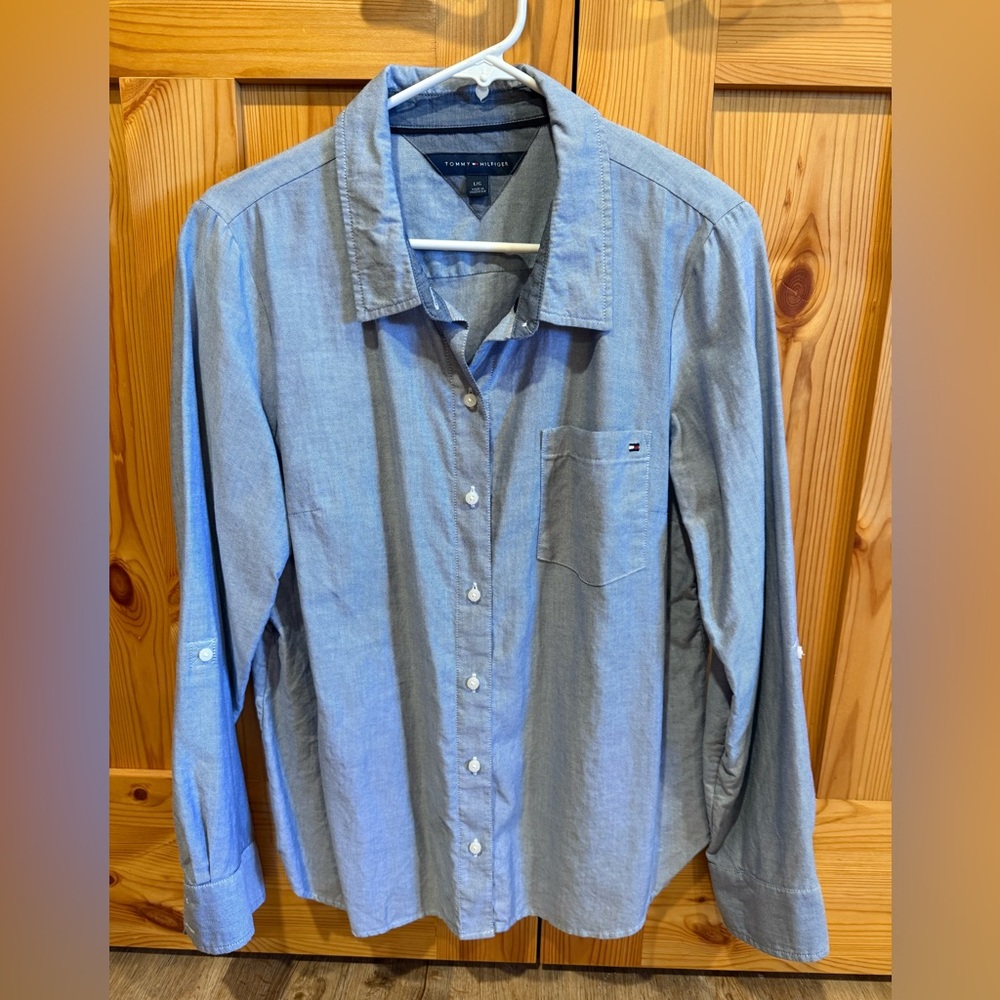 Tommy Hilfiger button down shirt.